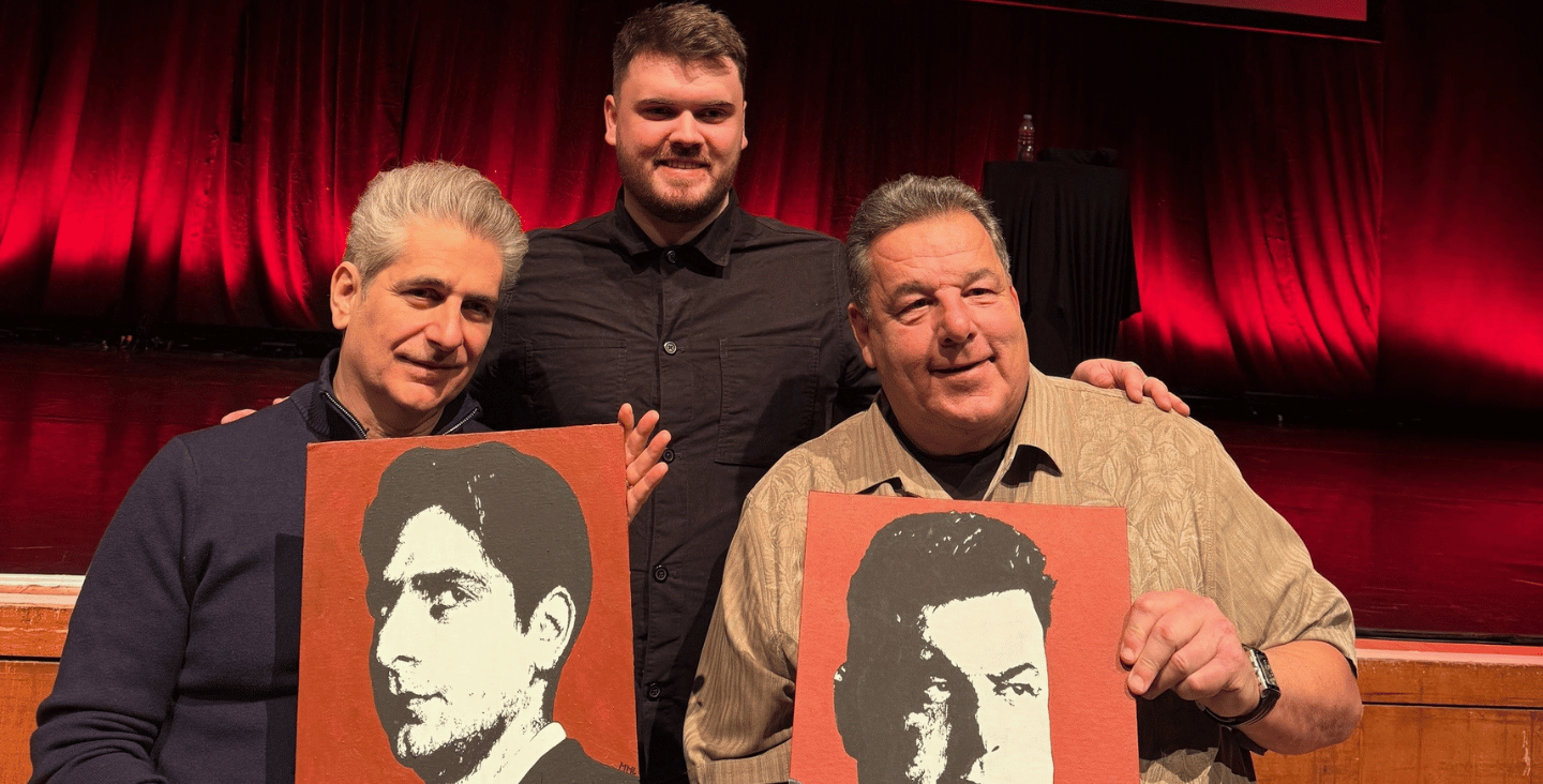 Article image for Local artist stunned after secret visit from Bob Dylan