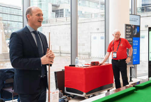 Minister Lyons at BetVictor NI Open 2 | 22 October 2026 | Waterfront Hall
